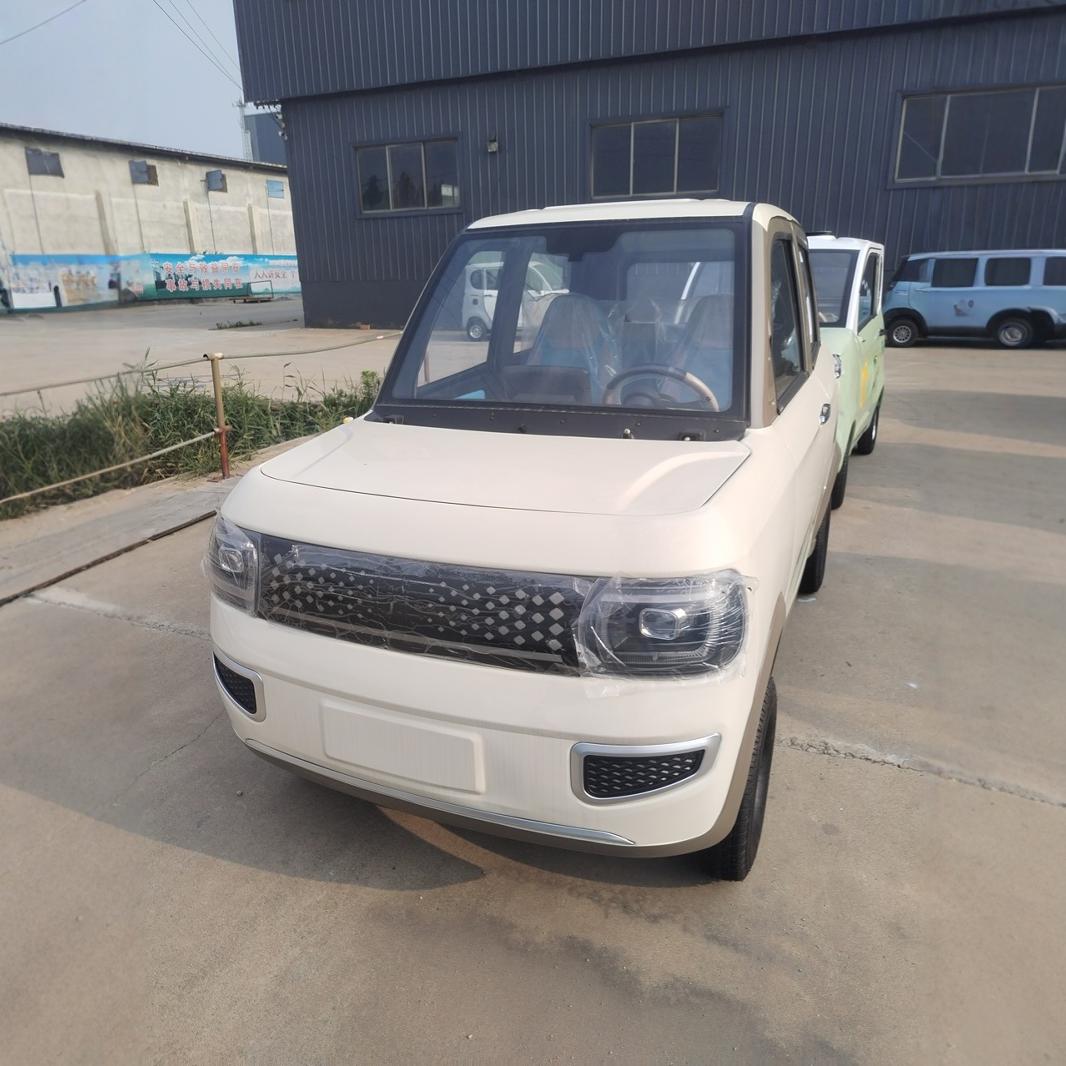 四轮电动车老人代步新能源电动轿车女士通勤接送孩子电动四轮车