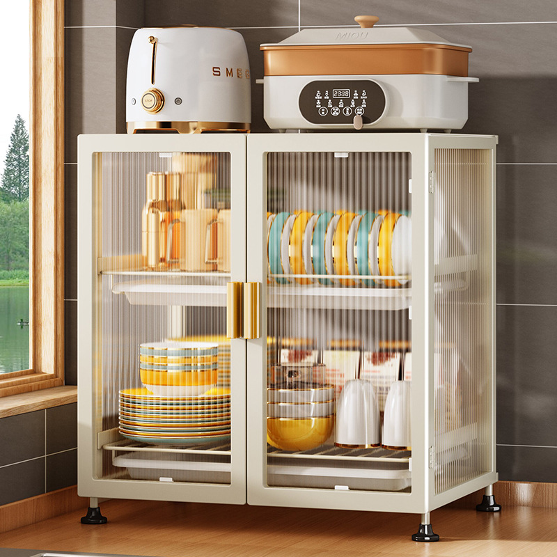 批发厨房碗柜置物架碗碟家用碗盘收纳架盒餐具小型碗筷柜子储物柜