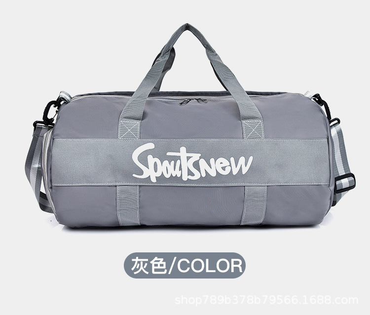 New Stylish Spot Goods Oxford Cloth Backpack Large Capacity Dry Wet Separation Swimming Gym Bag Pending Production