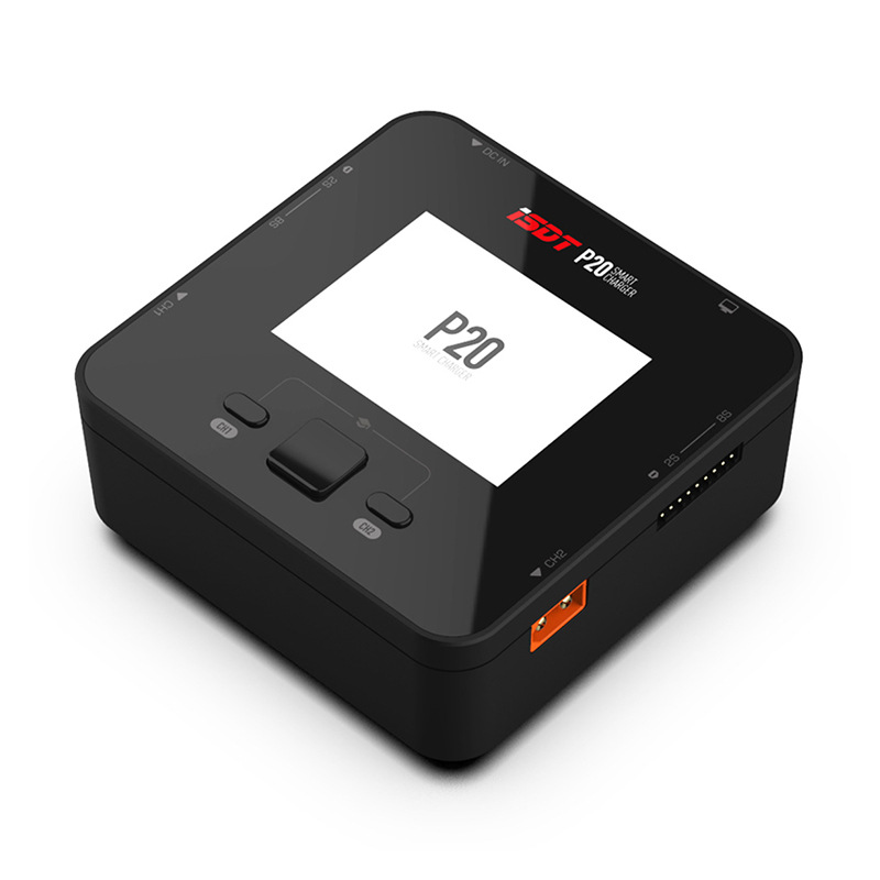 isdt艾斯特p10 p20航模穿越无人机fpv锂电池双路大功率平衡充电器