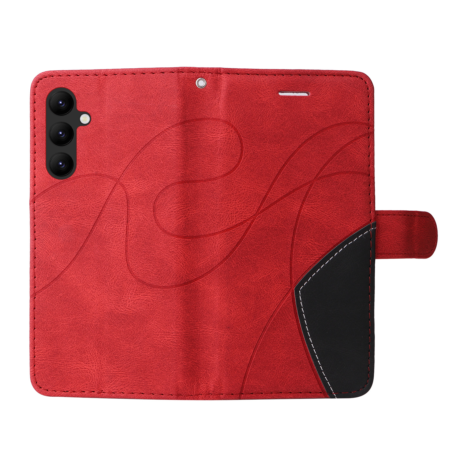 适用于夏普shv43手机皮套sense3双色拼接翻盖插卡钱包be4plus磨砂