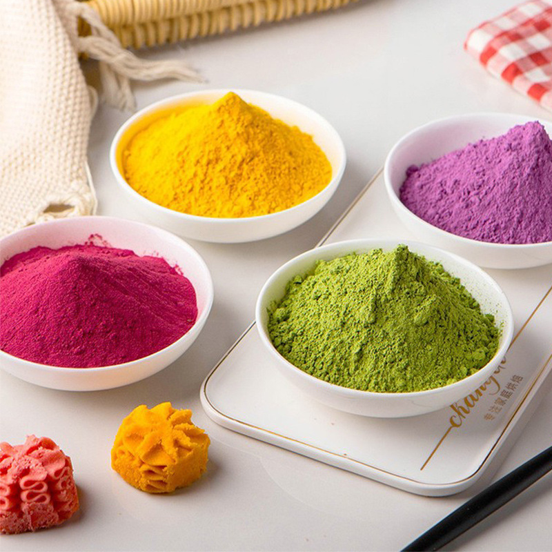可食用色素天然果蔬粉紫薯粉草莓粉蒸馒头家用火龙果南瓜菠菜粉烘