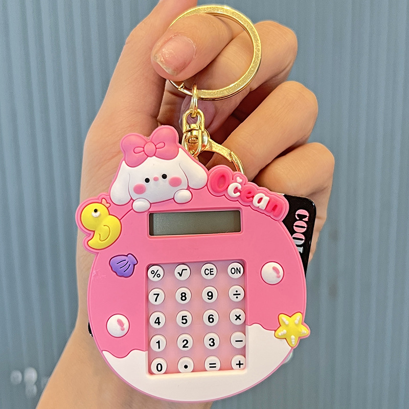 Super Constant Original Calculator Keychain Pendant Portable Cute Mini Keychain Pendant Student Gift Wholesale