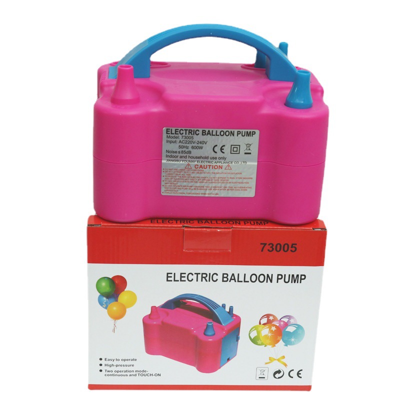 73005 Electric Balloon Pump Double Hole Electric Balloon Machine Electric Balloon Pump Electric Balloon Air Pump