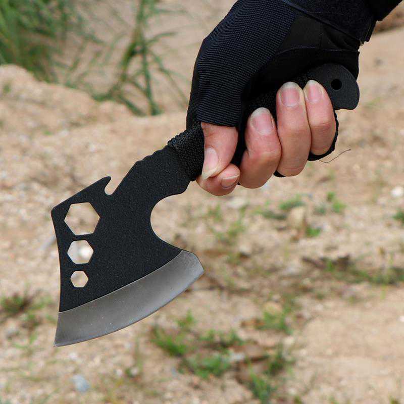 随身营地小手斧 户外开山斧树伐木斧子 迷你多功能实用防身斧头