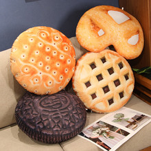 创意仿真饼干抱枕靠枕垫沙发客厅靠背办公室靠枕零食抱枕厂家批发