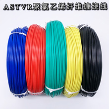纱包线ASTVR 0.5平方涤纶丝缠绕线天然丝缠绕线特种高温耐火导线