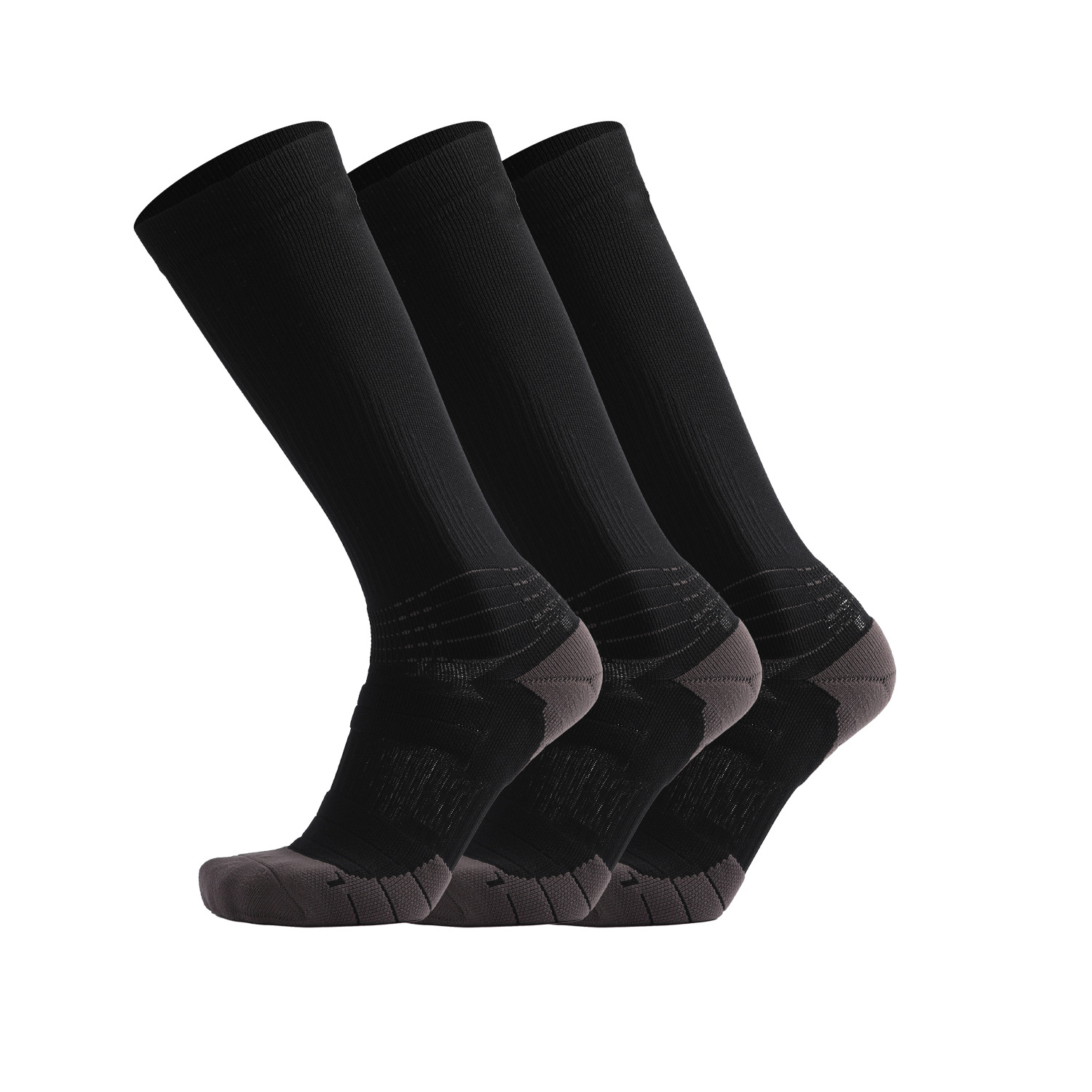 Men's and Women's Running Sports Foreign Trade Socks European and American Elastic Soccer Socks Long Tube Tail Boots Pressure Socks Men's Custom