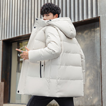 梵沃FW4632 过年不打烊品质韩版白鸭绒羽绒服中长款修身时尚外套