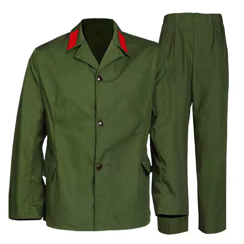 厂家批发 78陆干服六五式老式军装红军解放服装老文革表演演出服