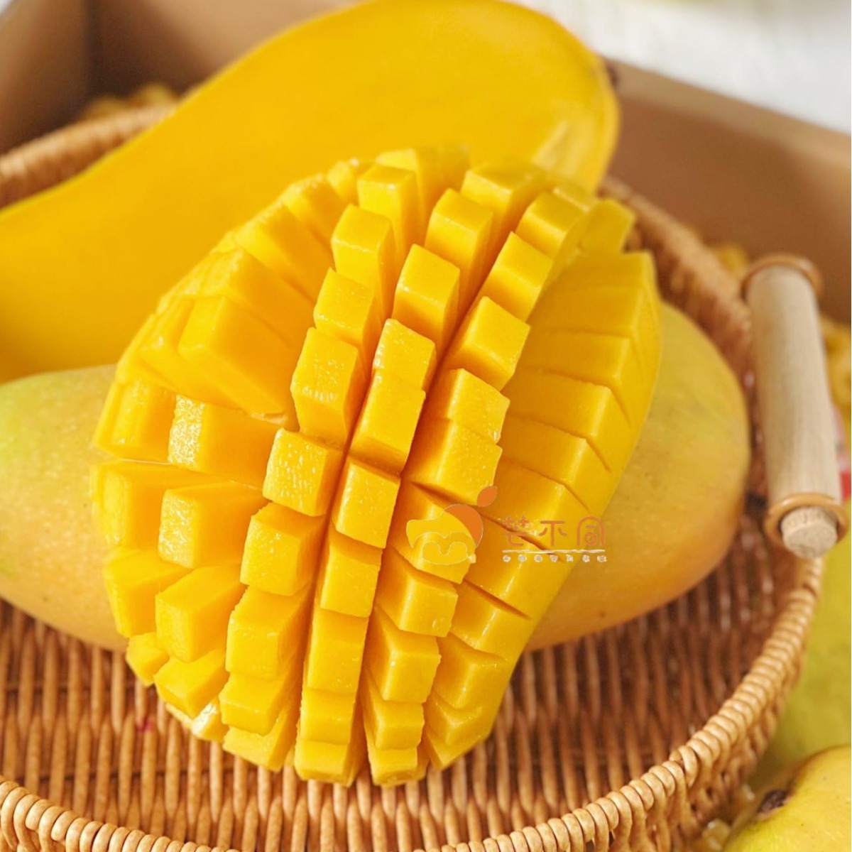 【京东快递】海南金煌芒5斤8斤新鲜水果水仙芒大青