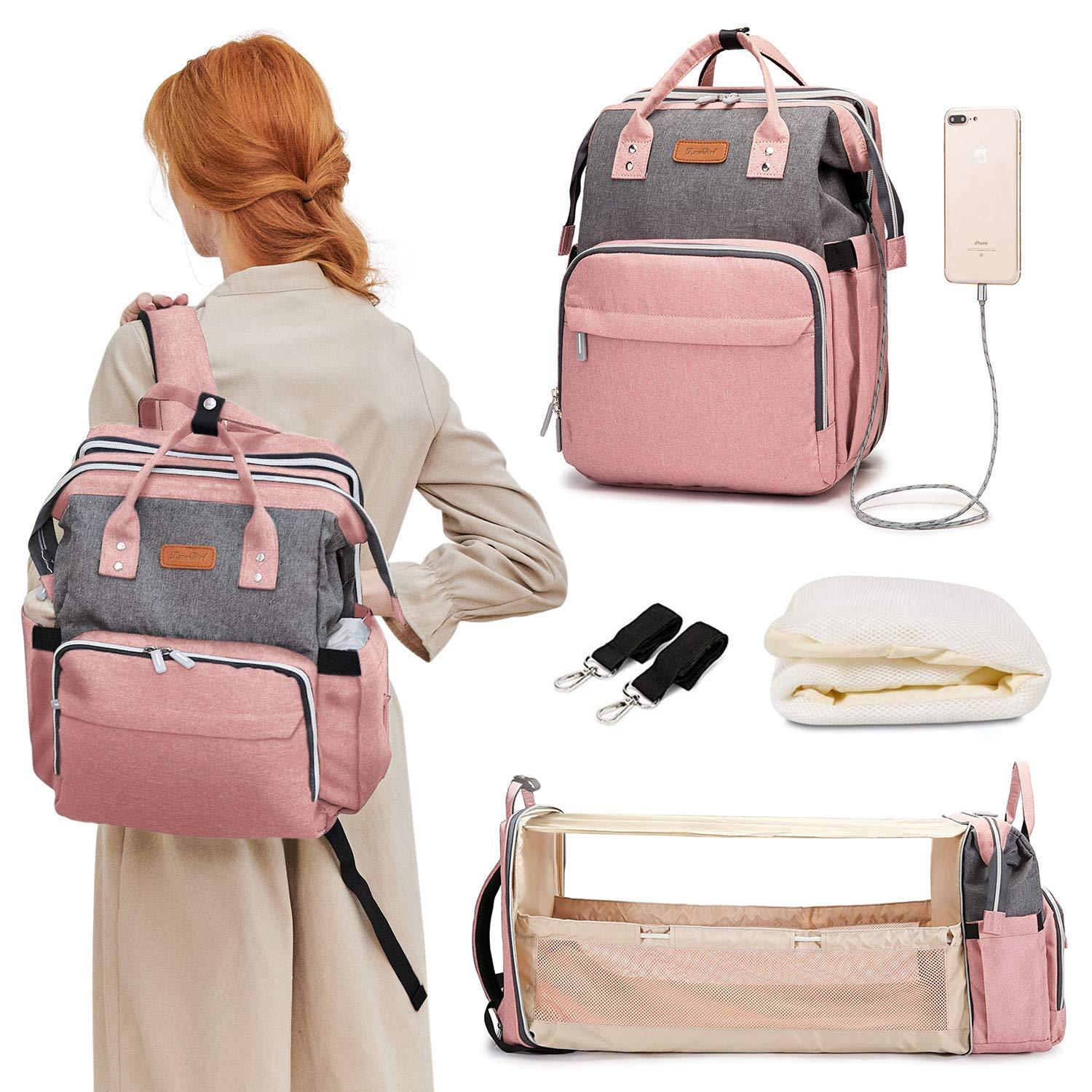 ank mmling妈咪包厂家新款可变婴儿床大容量多功能双肩母婴包