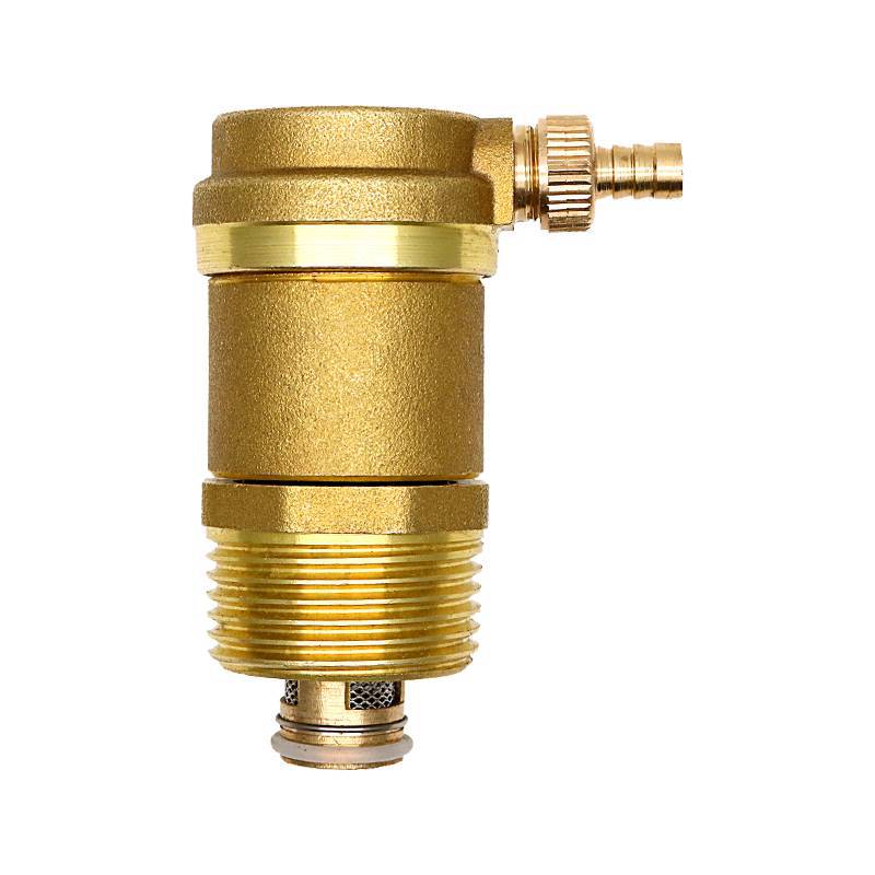 上海黄铜自动排气阀4分6分dn25水管锅炉暖气丝扣快速放气阀门开关