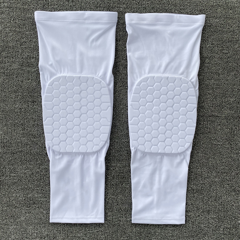 篮球护膝蜂窝防撞专业长款篮球足球装备运动膝盖护具男女护腿nba