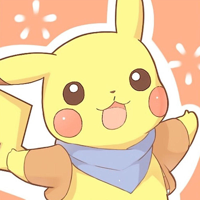 数字油画diy皮卡丘q版卡通装饰挂画手绘填充涂色油彩画礼物