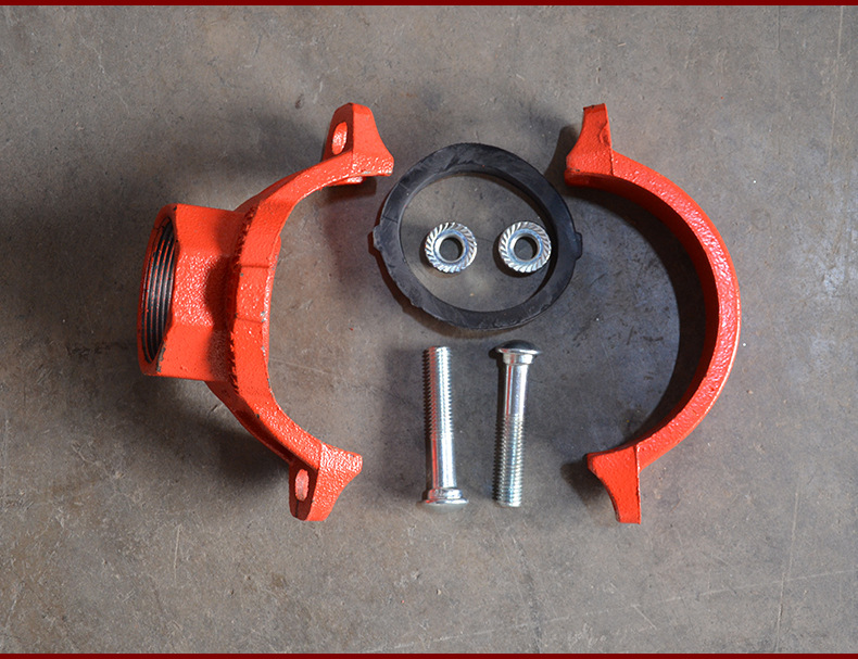 机械三通消防沟槽管件卡箍管件丝接机三沟槽机械s三通g三通