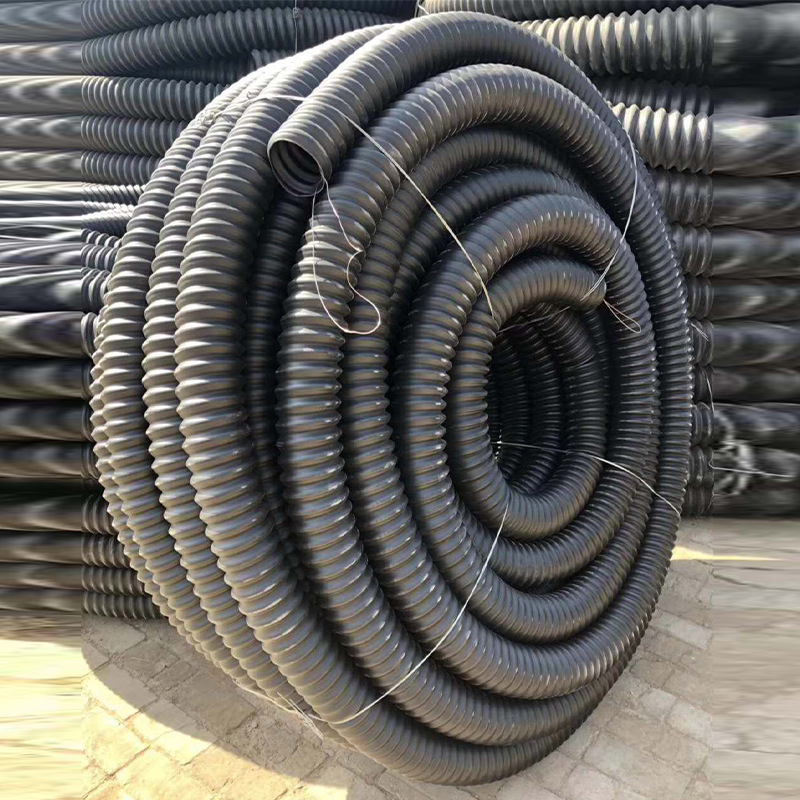 pe碳素波纹管 单壁碳素管螺纹管 路灯铺设电力电缆护套盘管厂家
