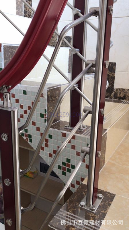宾馆办公写字楼玻璃幕墙餐厅走廊大堂楼梯不锈钢拉杆扶手护栏出口