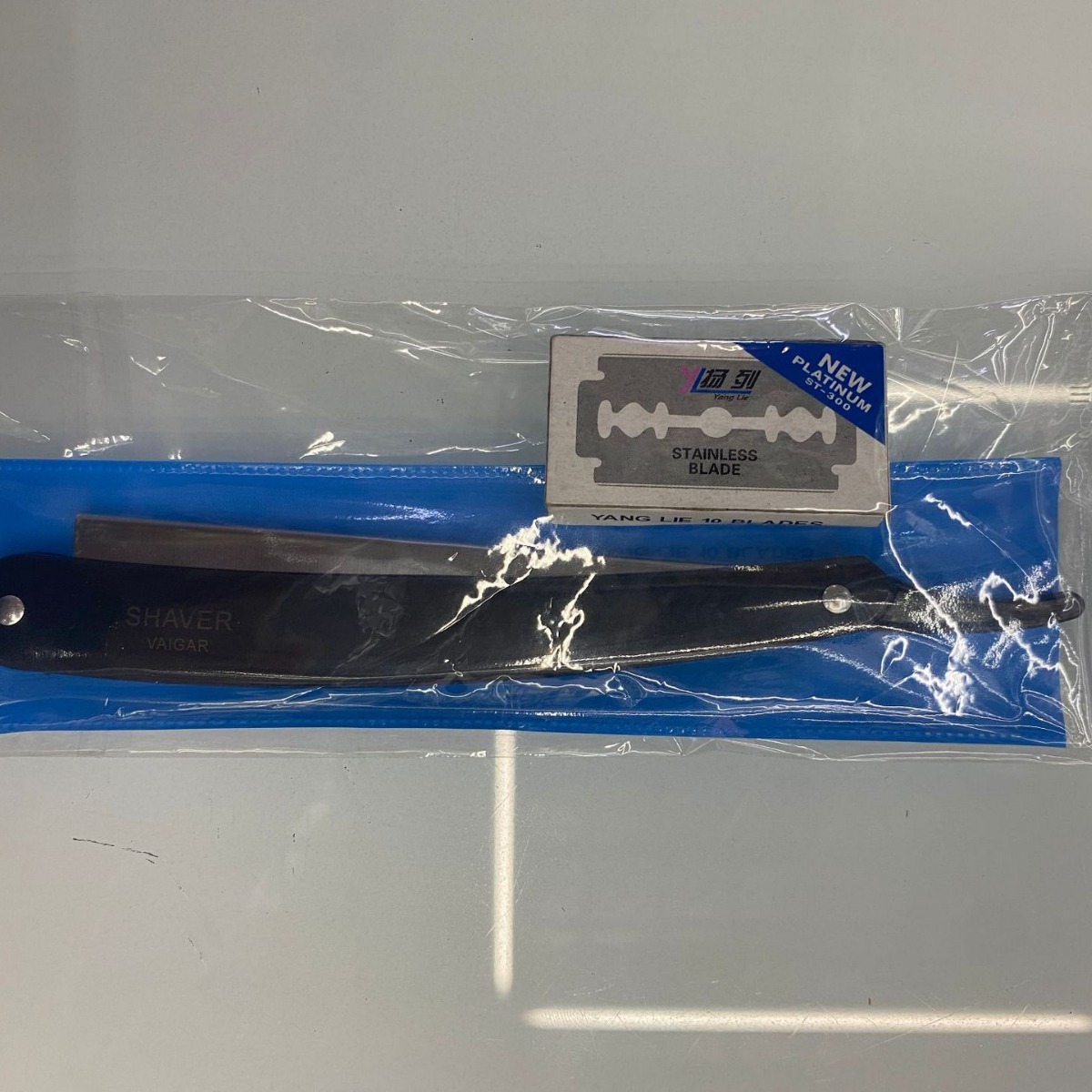 外贸爆款 袋装老式剃刀理发修眉刀手动刮胡刀manual razor030剃刀