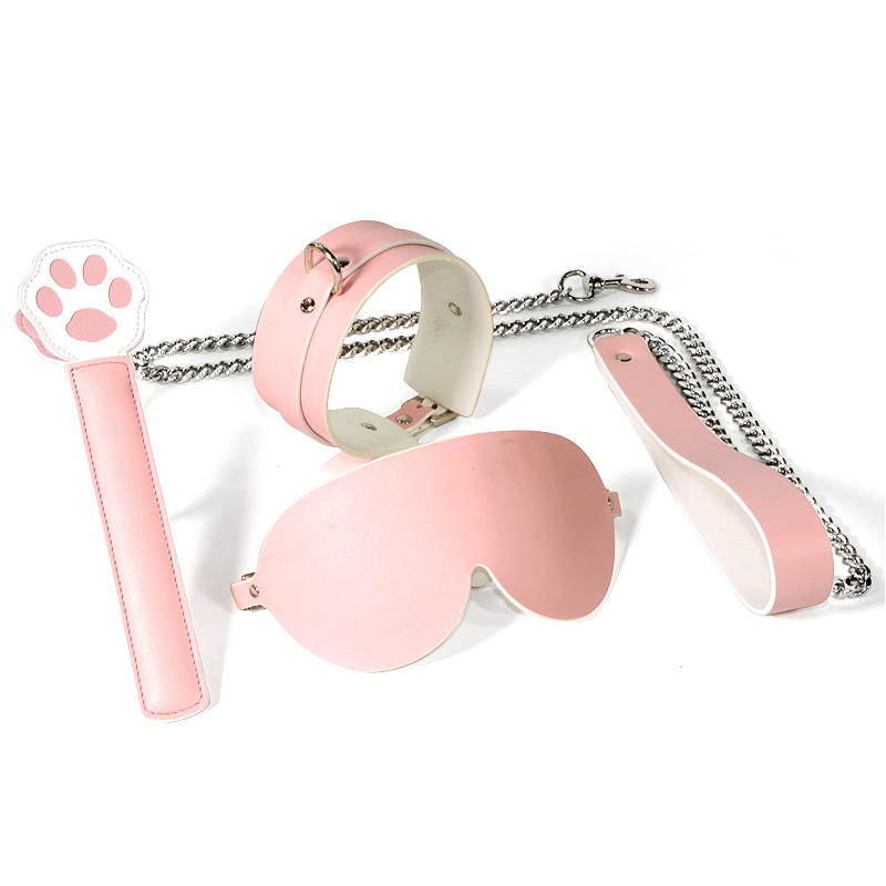 sm情趣道具全套刑奴重度调教女朋友项圈眼罩sp拍子工具套装性