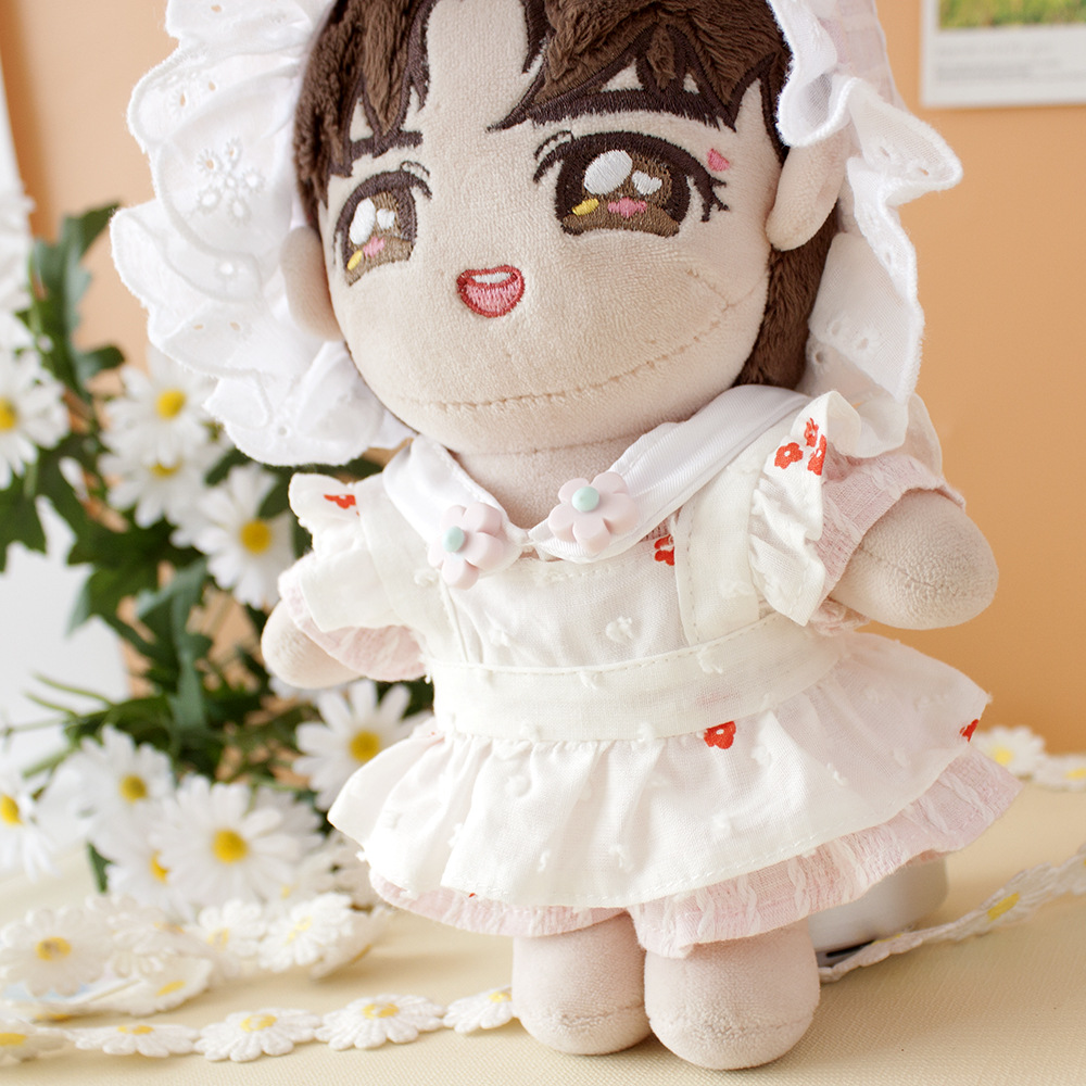 20cm娃衣棉花娃娃少女装公主裙明星娃娃玩偶衣服动漫周边服饰替换