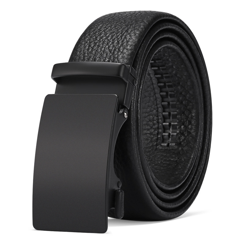 carlekellen皮带男士真皮自动扣腰带潮年轻人商务休闲裤带礼盒装