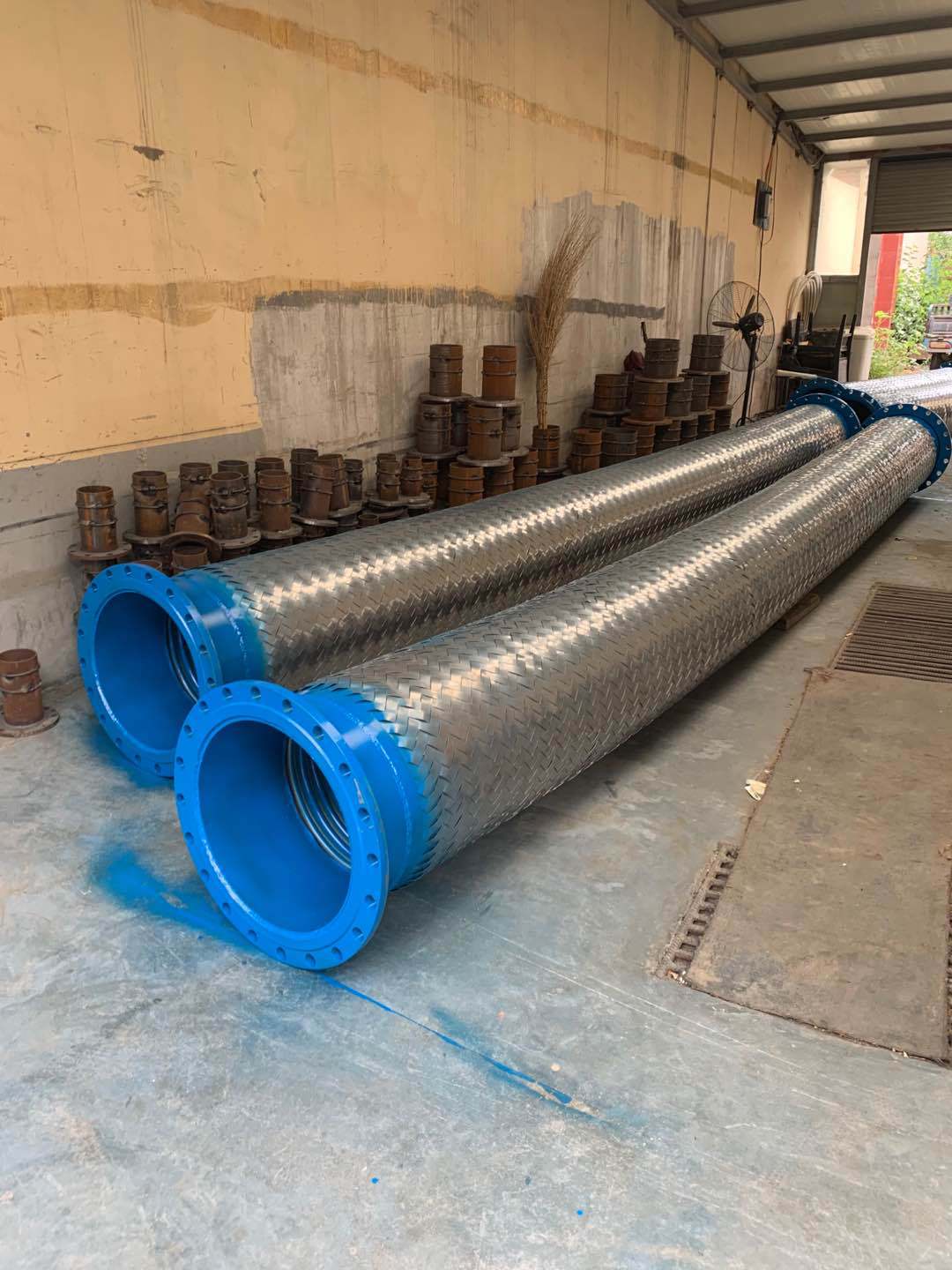 304不锈钢法兰金属软管 dn150 大口径法兰金属软管 金属波纹管