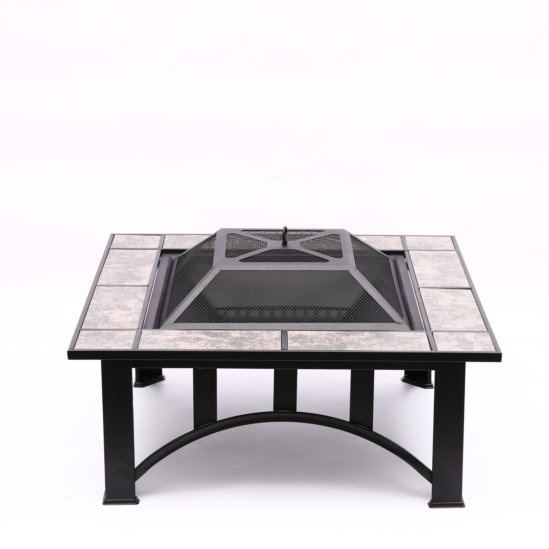 Outdoor Square Barbecue Stove Charcoal Heating Brazier Barbecue Table Household Carbon Oven Barbecue Stove Courtyard Barbecue Stove
