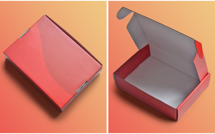 彩色飞机盒现货盒快递纸盒批发内衣包装盒服装纸箱瓦楞