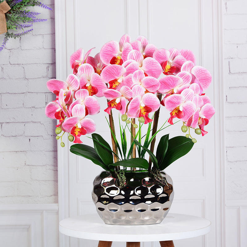 醒花桶铁皮鲜花桶复古铁艺家用客厅干花装饰麻绳大号代发独立站市场