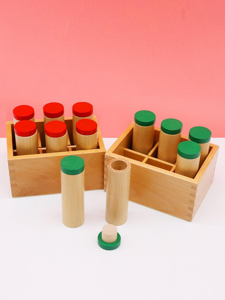 蒙氏教具蒙特梭利味觉瓶嗅觉瓶音筒感官儿童早教幼儿生活教学