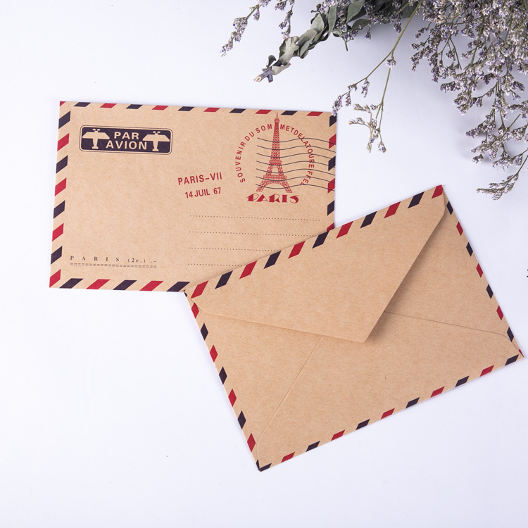 批发复古英伦风情信封 西式航空信封 迷你超小信封10枚套装-阿里巴巴