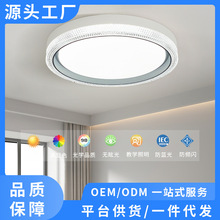 全光谱钻石创意圆形房间灯家用轻奢吸顶灯卧室高级感现代简约