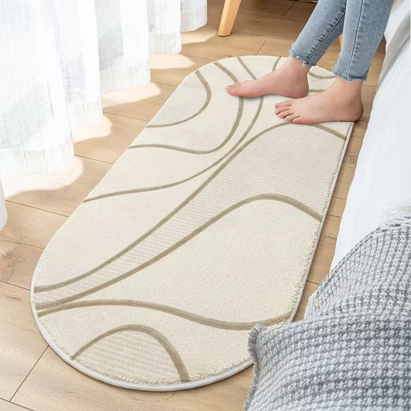 Bedroom Bedside Blanket Girl Room Cream Style Pile Floor Covering Lamb Wool Thickened Living Room Coffee Table Mat Dry Cleaning