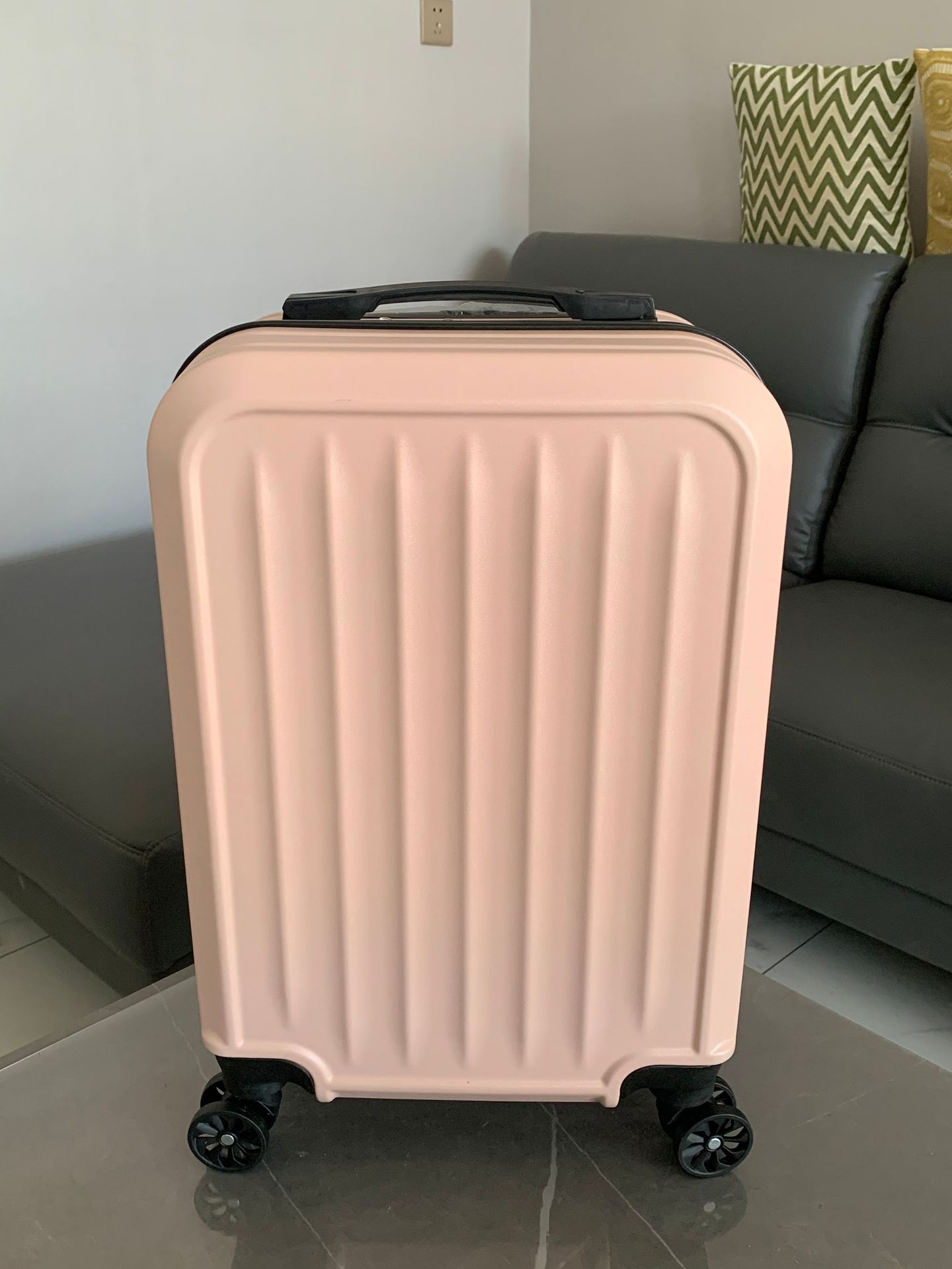 Suitcase Wholesale Gift Trolley Case 20-Inch Children's Striped Minimalist Luggage Password Boarding Universal Wheel Leather Case