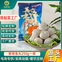 海匠味汕头鱼丸潮汕火锅食材鱼蛋麻辣烫关东煮材料那哥鱼丸250g