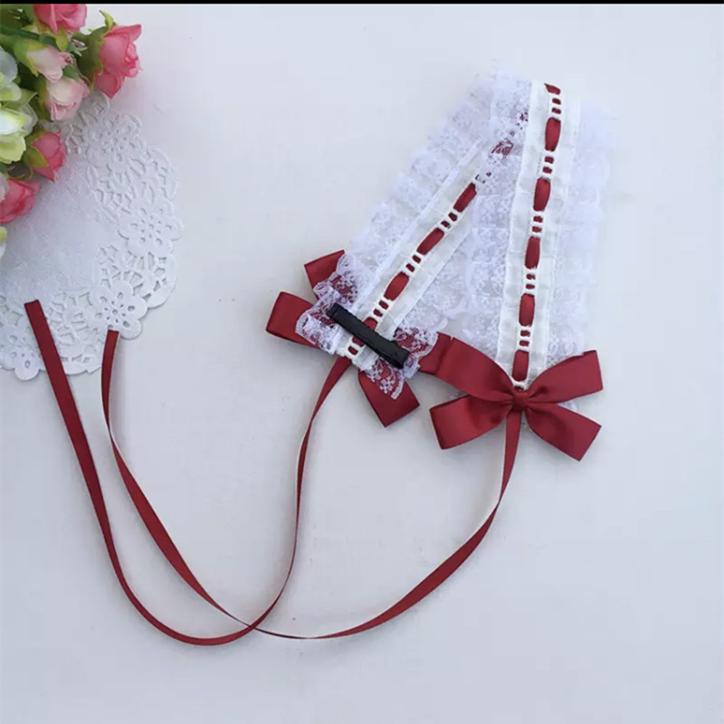 Japanese Girl Lace Bow Hairpins/Hairbands Hair Accessories Ins Style Lolita Hair Band Cute Girl Hair Accessories