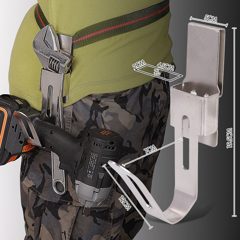 架子工腰架电动扳手支架挂架扳手背带铁架子工扳手铁支架