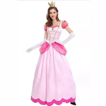 新款玛丽碧琪公主裙 舞台装宫廷派对女王装礼服粉色桃花公主服装