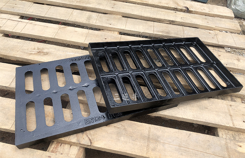 球墨铸铁排水沟盖板厨房下水道盖板雨水篦子地沟铸铁沟盖板