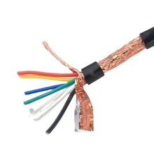 工厂定制 纯铜芯屏蔽电缆RVVP电气设备，监控系统用线2-6芯0.75MM