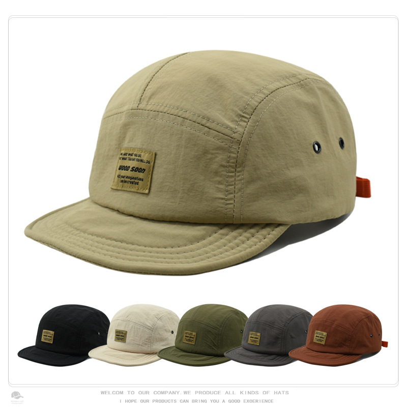 japanese short brim baseball cap spring and summer outdoor quick-drying sun-proof peaked cap men and women street soft brim five-piece sun hat