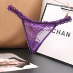 热销性感欧美露臀低腰性感女士内裤一根线女式t裤情调爱心丁字裤