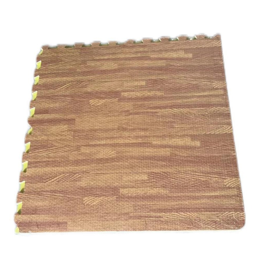 Foam Mat Wholesale Wood Grain Floor Stitching Climbing Anti-Fall Children's Bedroom Large Area Tatami Home Floor