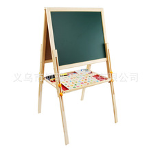 木制磁性可升降可折叠磁性支架画板 儿童家用早教涂鸦教学写字板
