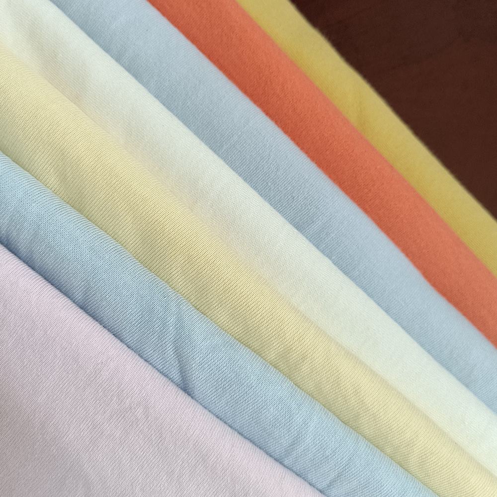 纯棉汗布32支里布普梳成品布婴儿衣服用品布料