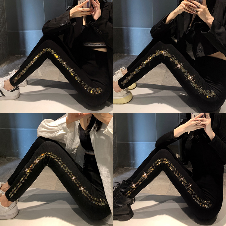 Modal Basic Leggings Women's Spring and Summer Thin Breathable Cropped Pants Outer Wear High Waist Shaping Slimming Skinny Pants