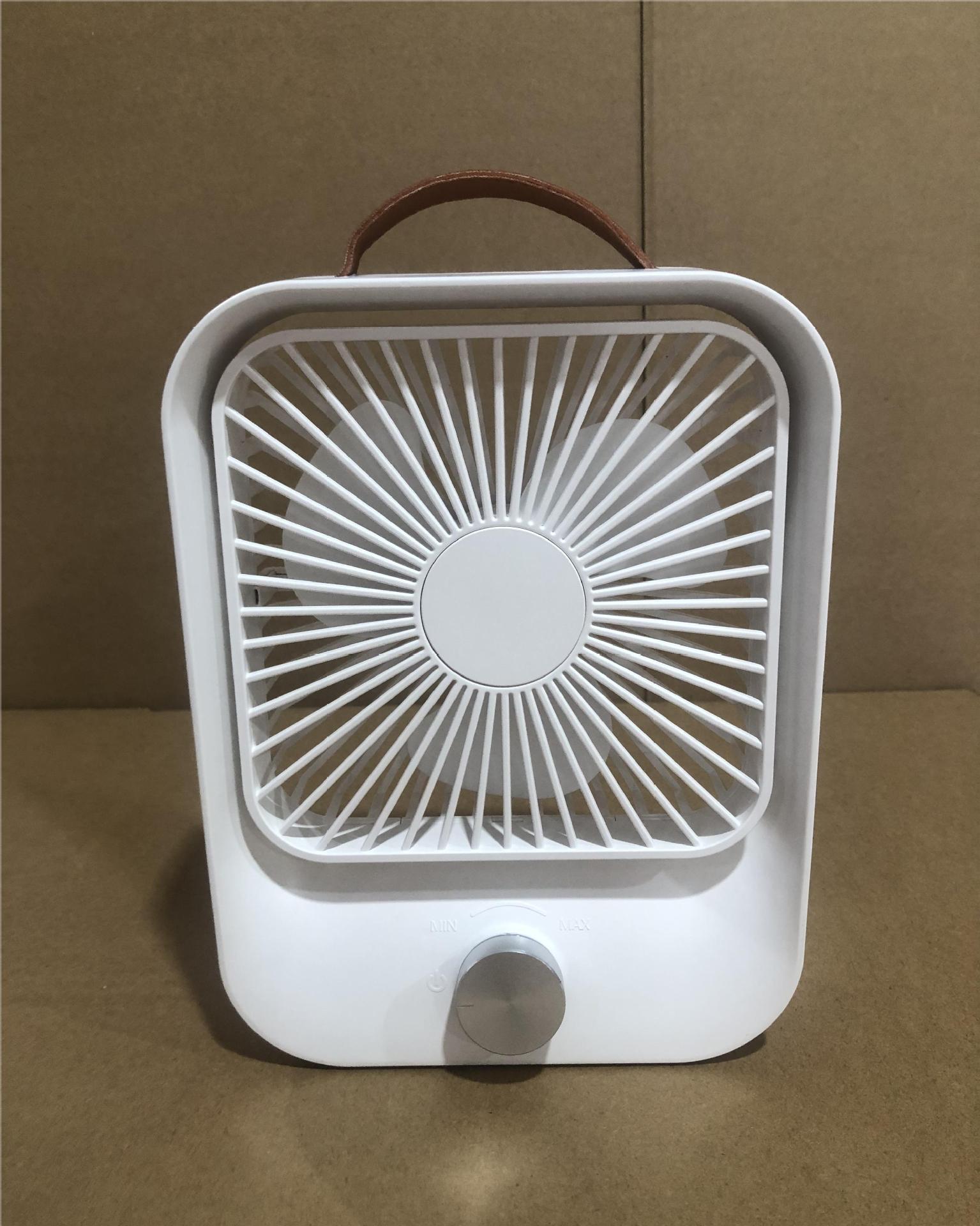 New Thermantidote USB Rechargeable Fan Desktop Mute Fan Home Appliance Fan Portable Desktop Large Wind Fan