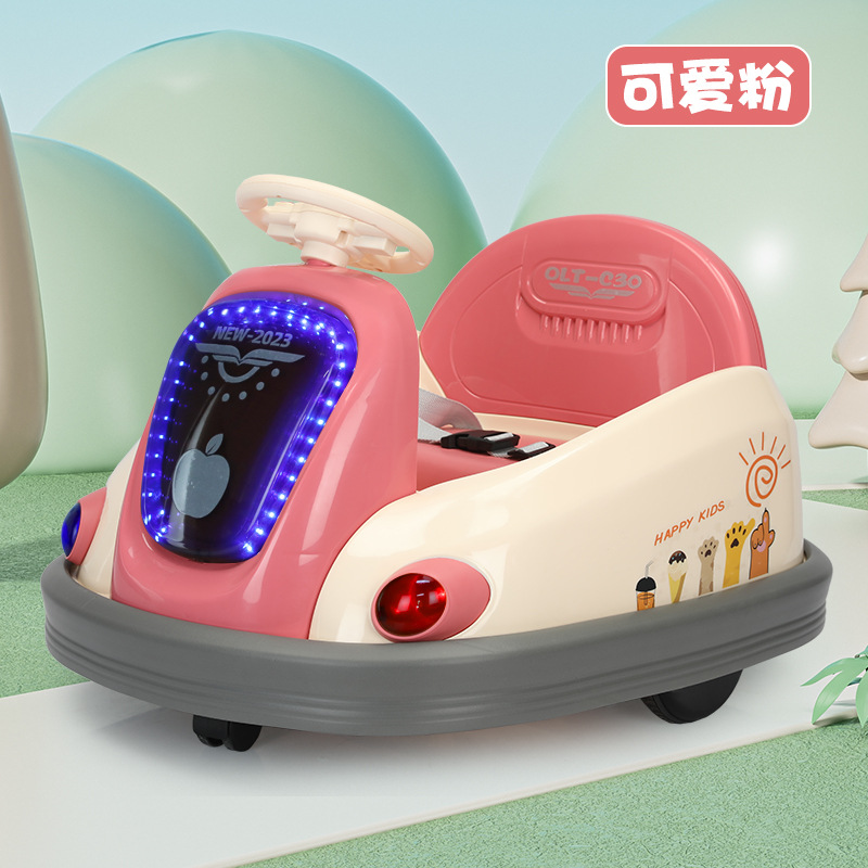 Children's Bumper Car Boys and Girls 1-5 Years Old Electric Bumper Car Outdoor Square Play Baby's Stroller with Remote Control