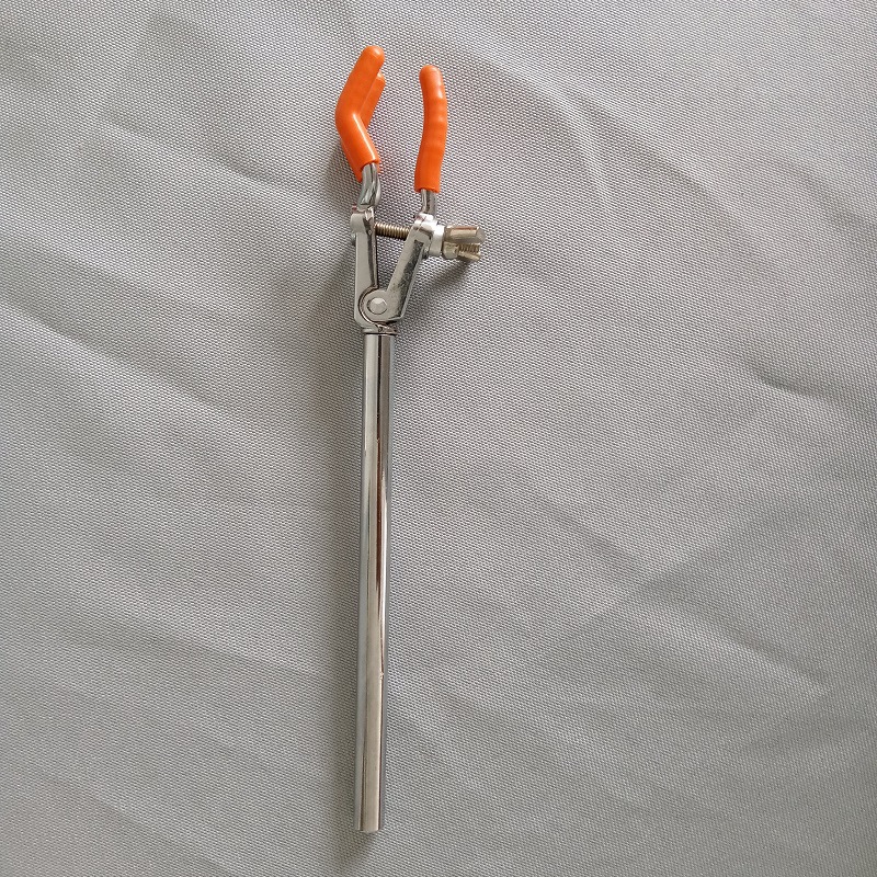 实验小号三爪夹烧瓶夹锌合金三爪夹